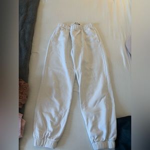 White sweatpants